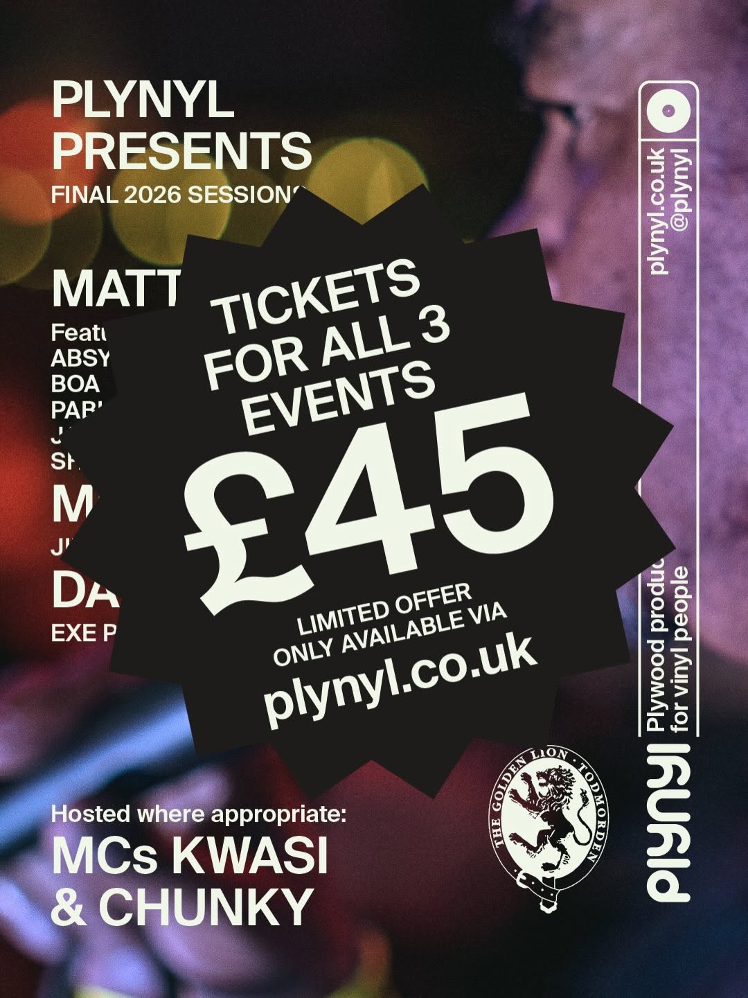 Tickets for Mattana / Mr Scruff/ Daddy G